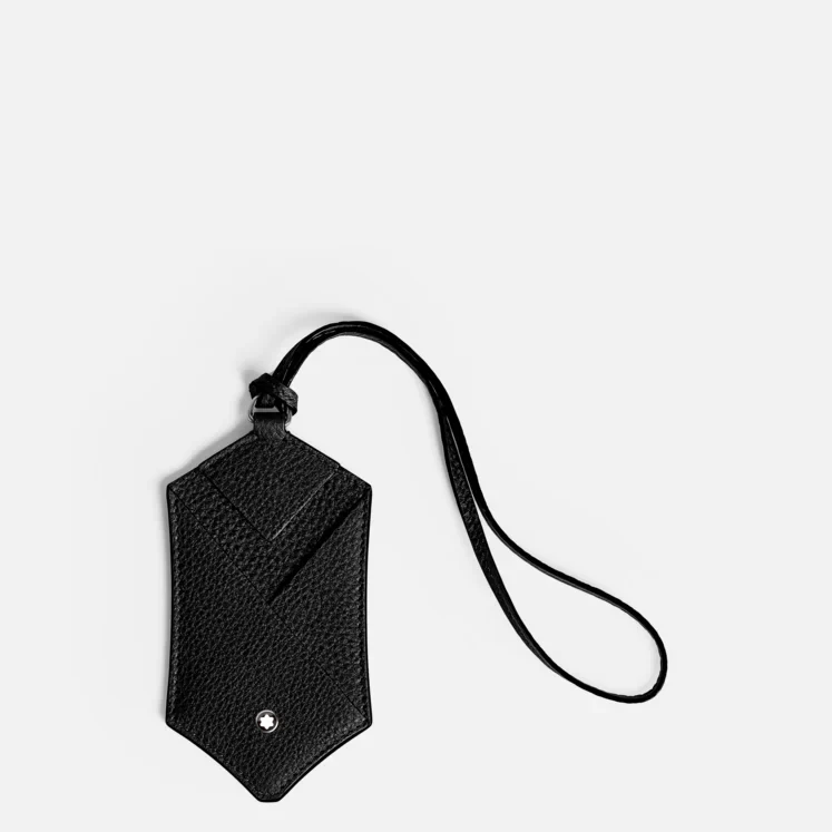 Montblanc Grain Black Luggage Tag - Image 2