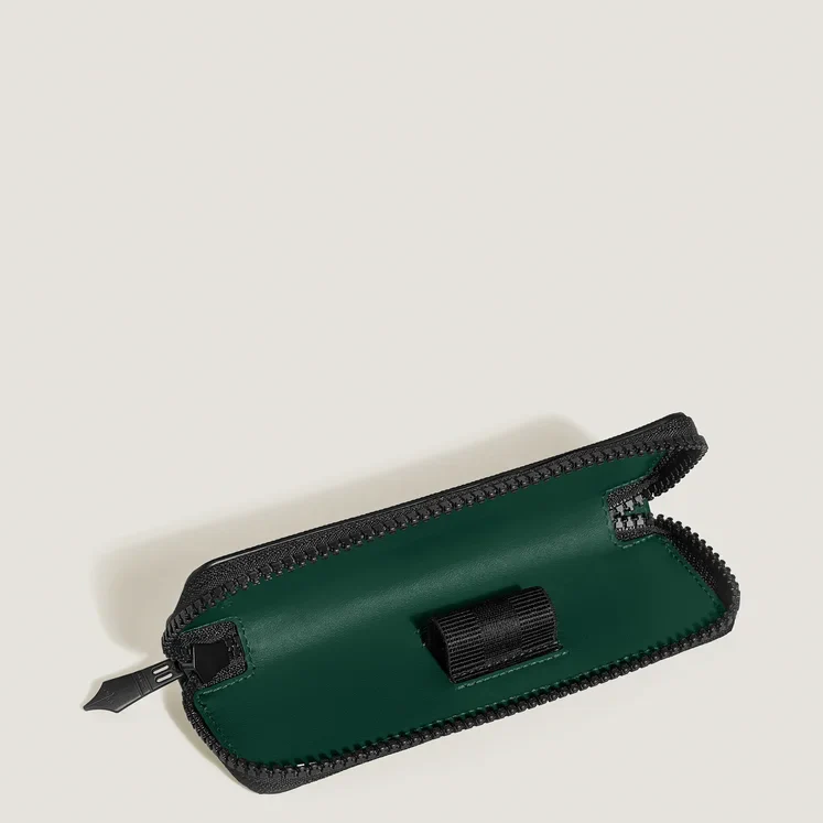 Montblanc Green 1 Pen Pouch with Zip - Image 5
