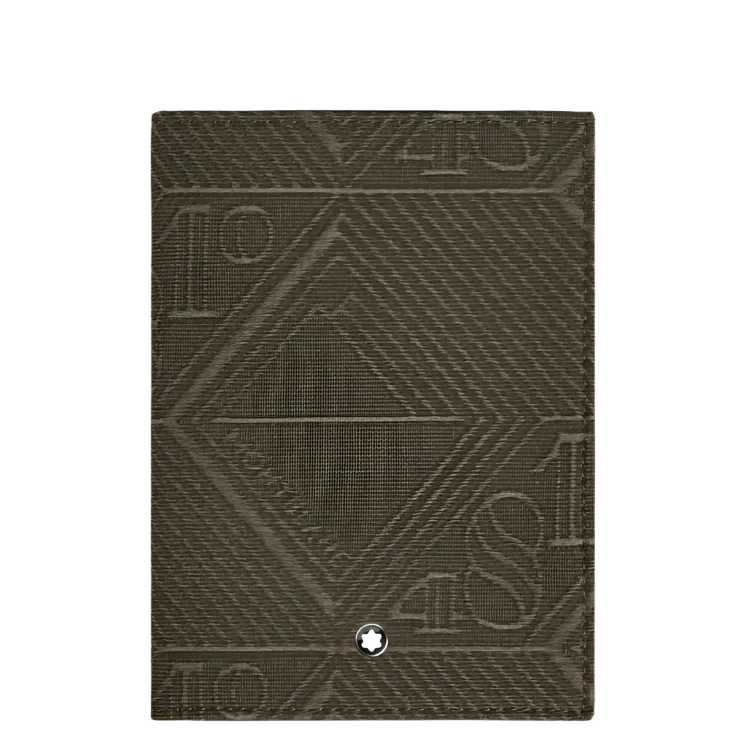Montblanc Khaki 4810 Jacquard Passport Holder
