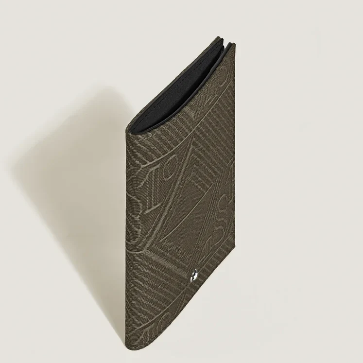 Montblanc Khaki 4810 Jacquard Passport Holder - Image 3