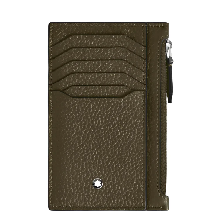 Montblanc Khaki 8cc Card Holder with Zip