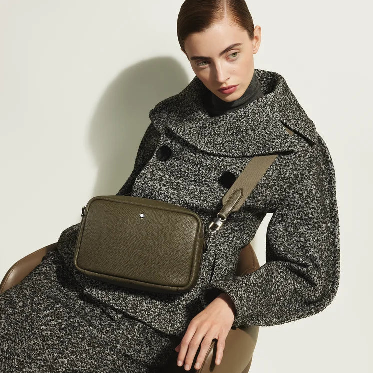 Montblanc Khaki Crossbody Bag - Image 8