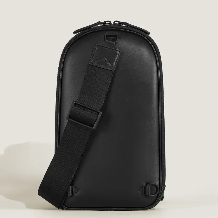 Montblanc Khaki Sling Bag - Image 5