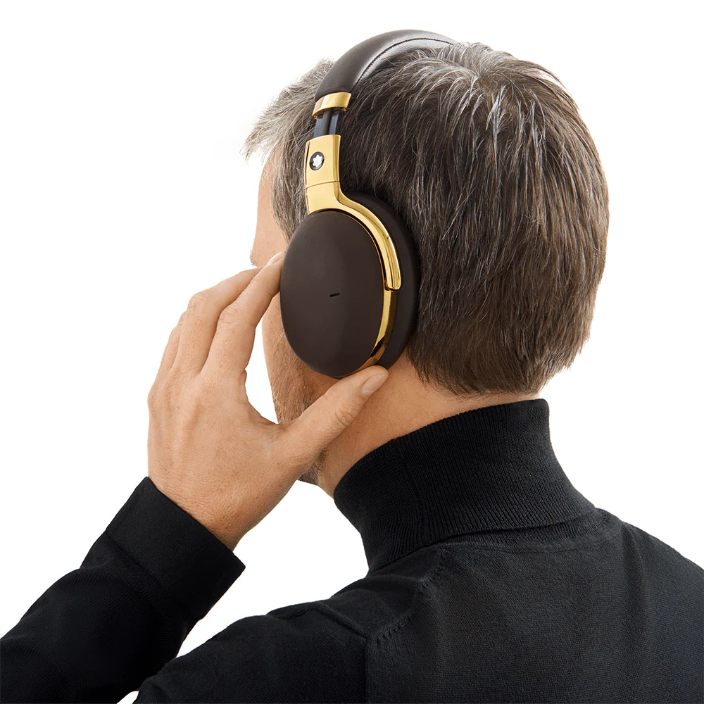 Montblanc MB01 Over-Ear Headphones Brown D - Image 3
