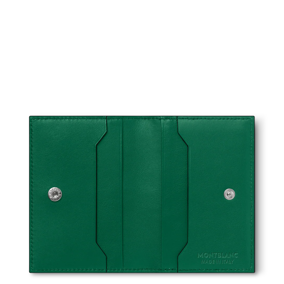Montblanc Meisterstuck Selection Soft Card Holder 4cc Scottish Green - Image 2
