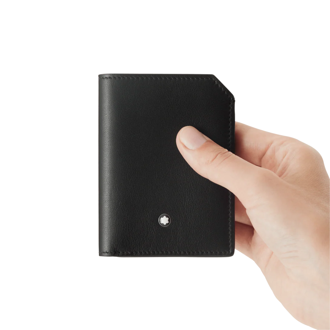 Montblanc Meisterstuck Selection Soft Mini Wallet 4cc Black - Image 3