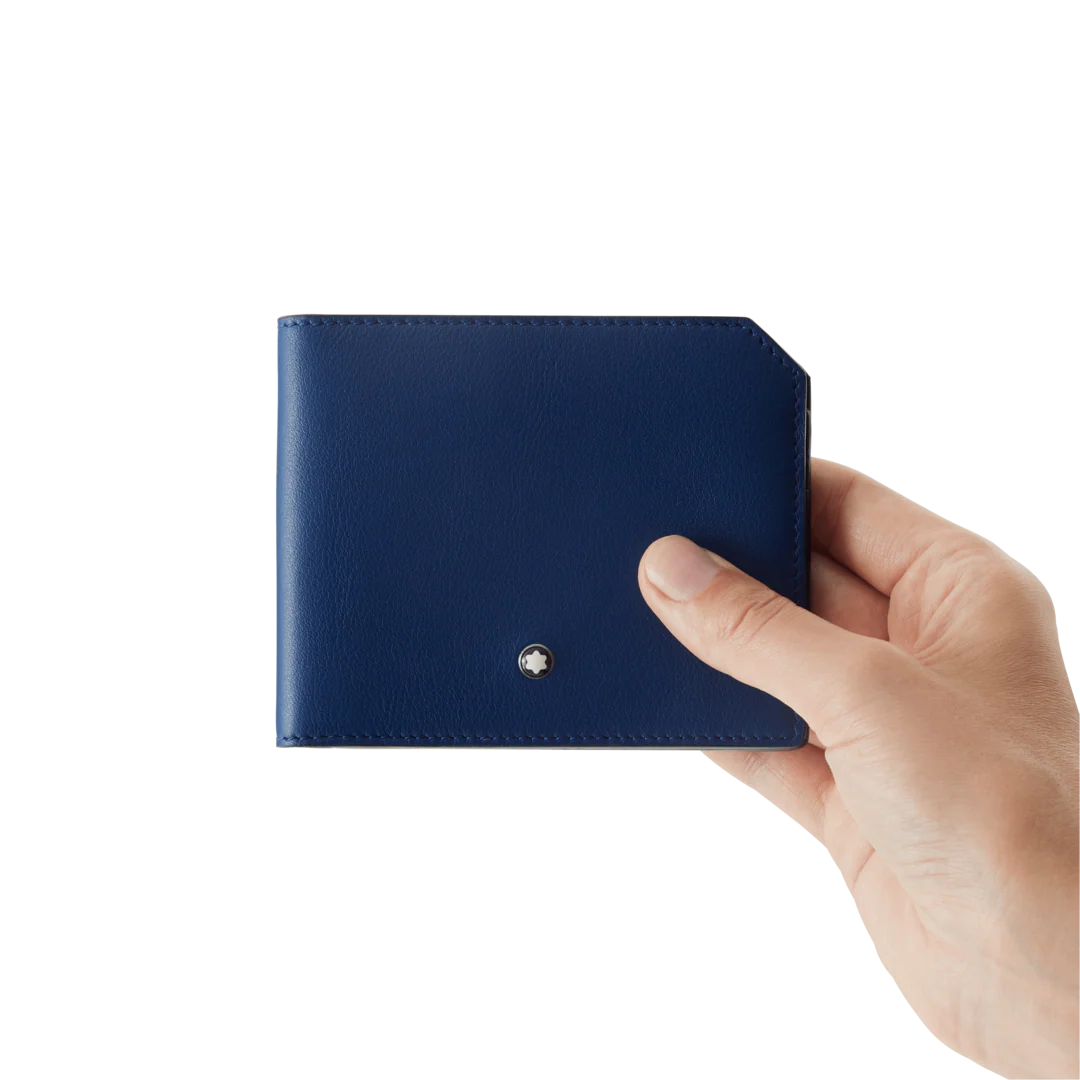 Montblanc Meisterstuck Selection Soft Wallet 6cc Blue - Image 3