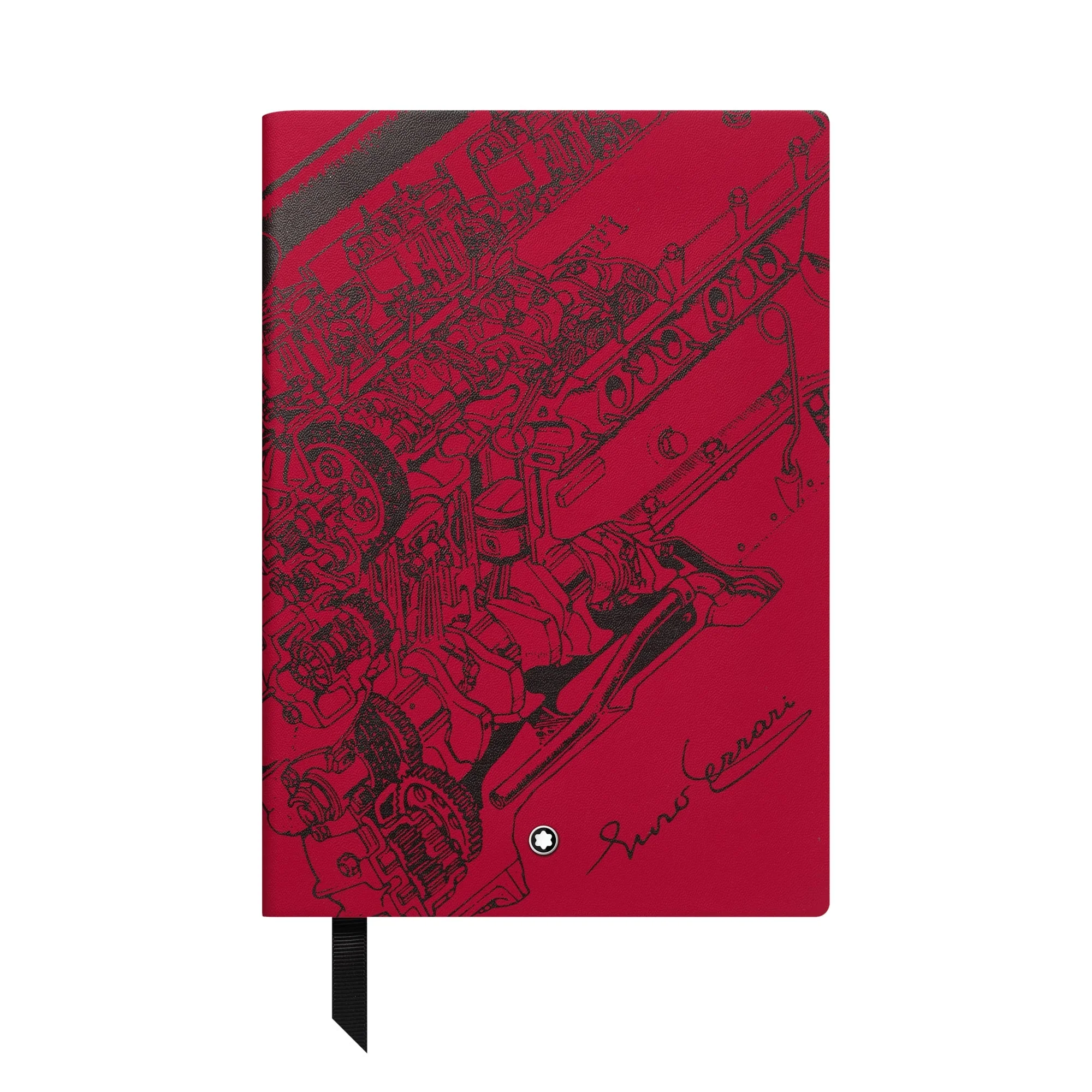Montblanc Notebook 146 Great Characters Enzo Ferrari Red