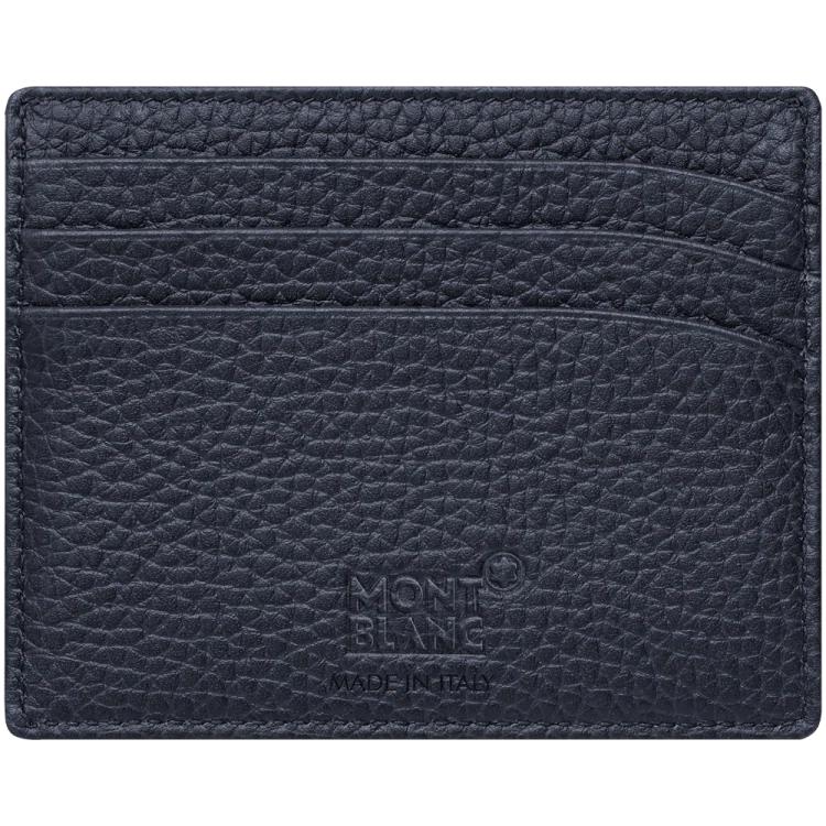 Montblanc Pocket Holder Meisterstuck Soft Grain 6cc Blue
