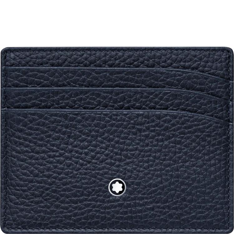 Montblanc Pocket Holder Meisterstuck Soft Grain 6cc Blue - Image 3
