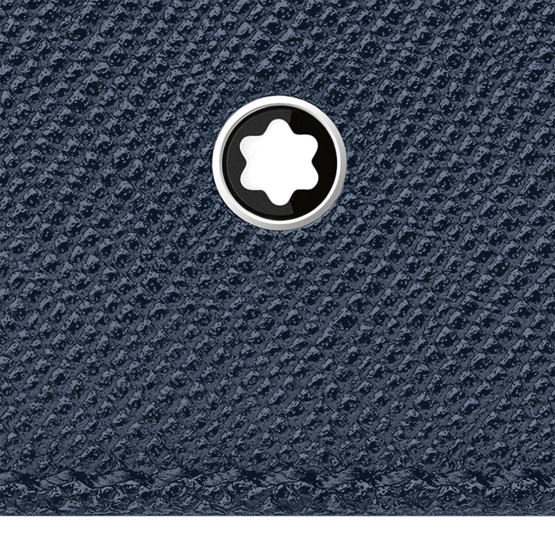 Montblanc Wallet Sartorial 8cc Blue D - Image 3