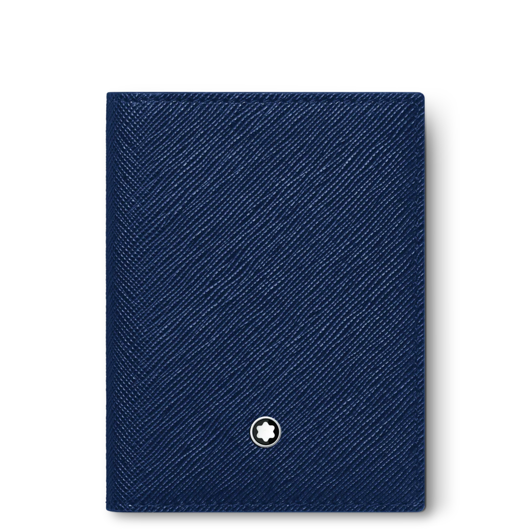 Montblanc Sartorial Card Holder 4cc Blue D