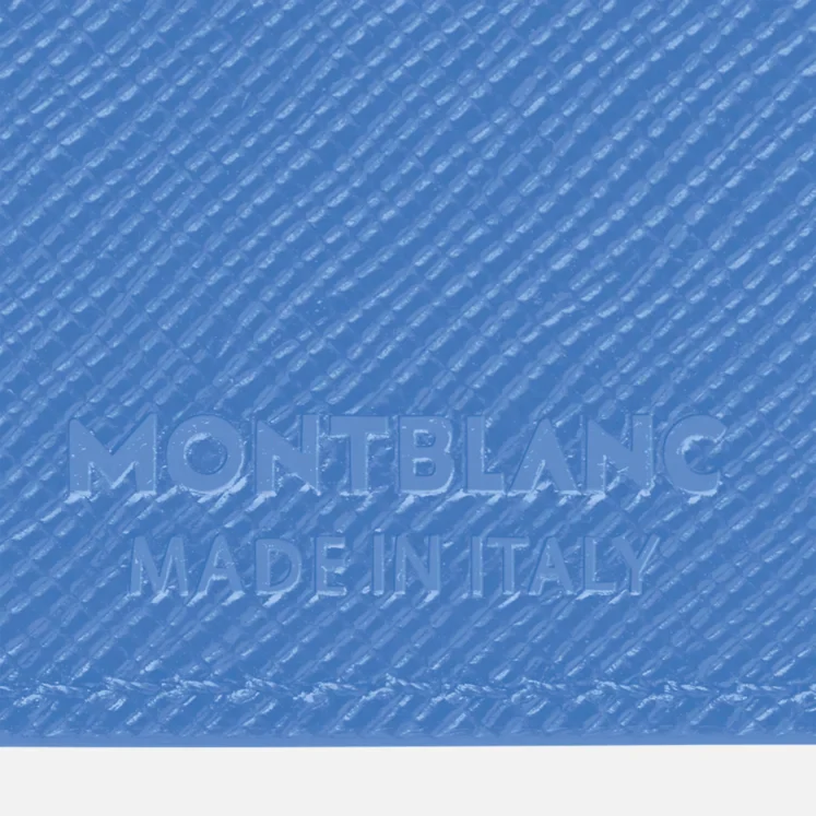 Montblanc Sartorial Card Holder 5cc Dusty Blue - Image 4