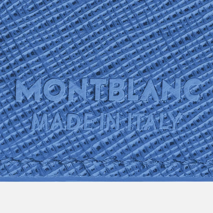 Montblanc Sartorial Continental Wallet Nano Dusty Blue - Image 4