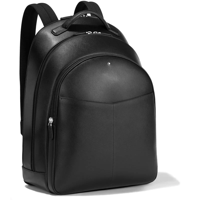 Montblanc Backpack Sartorial Large Black Three Compartments D