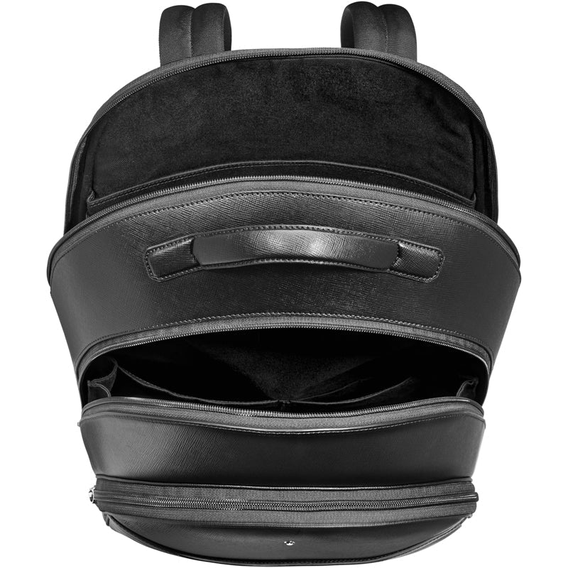 Montblanc Backpack Sartorial Large Black Three Compartments D - Image 2