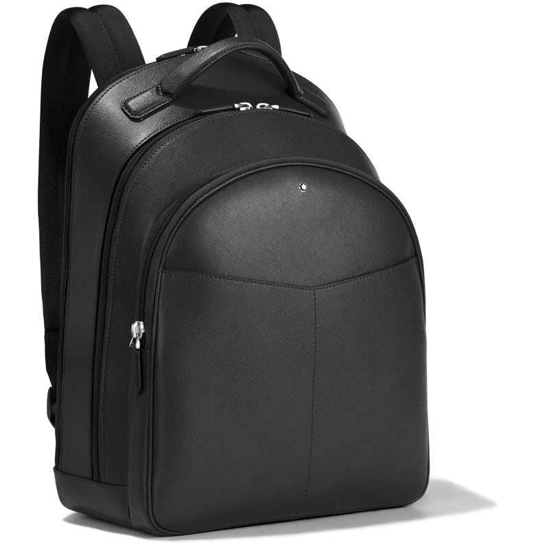 Montblanc Backpack Sartorial Medium Black Three Compartments D