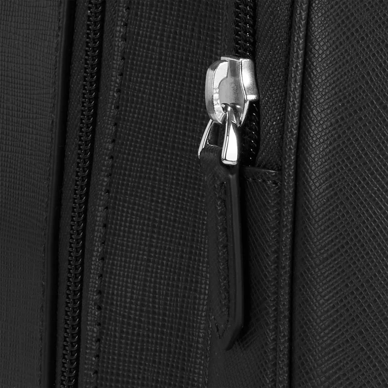 Montblanc Backpack Sartorial Medium Black Three Compartments D - Image 3