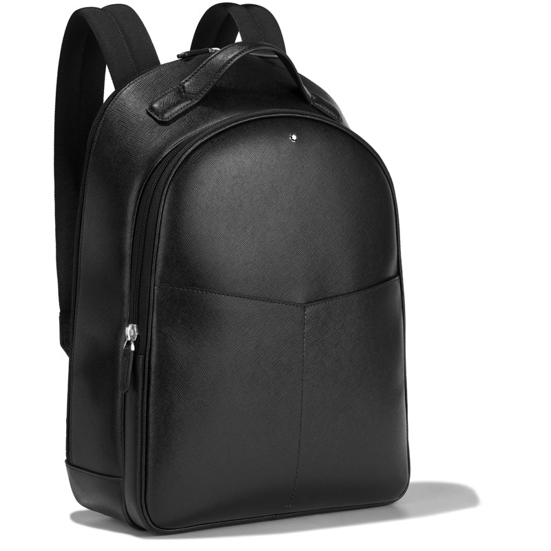 Montblanc Backpack Sartorial Small Black Two Compartments D