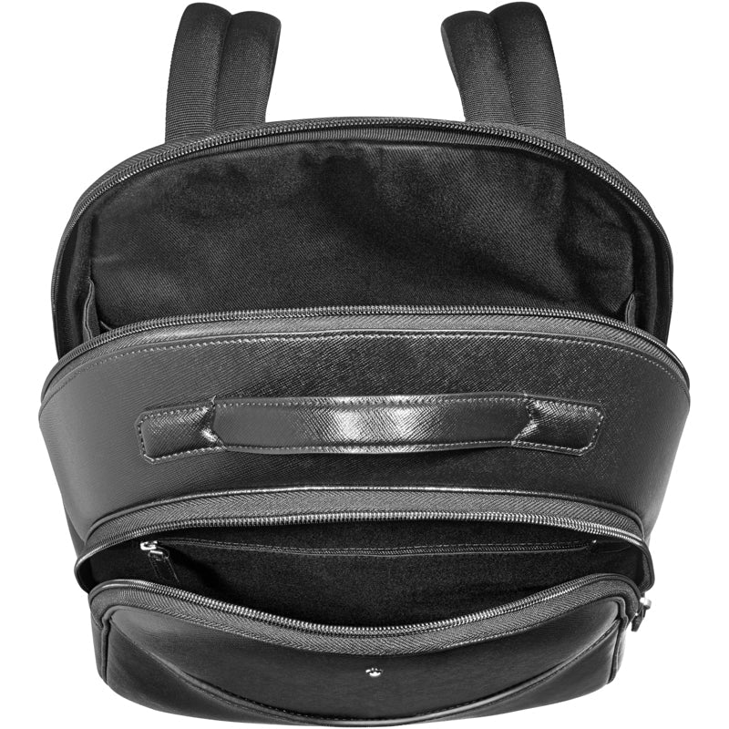 Montblanc Backpack Sartorial Small Black Two Compartments D - Image 2