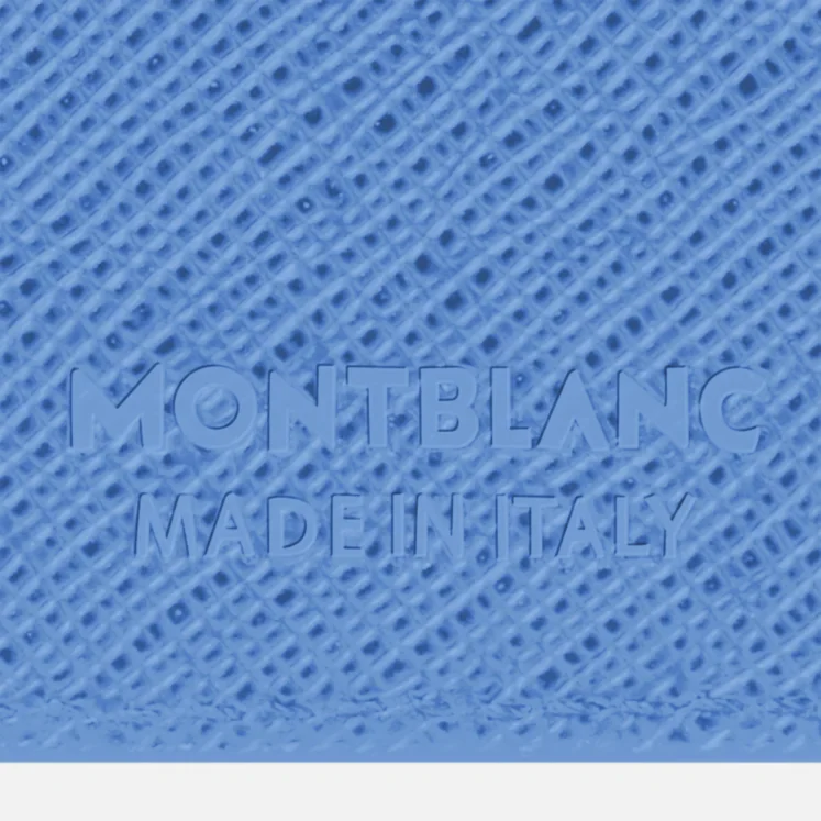 Montblanc Sartorial Trio Card Holder 4cc Dusty Blue D - Image 5