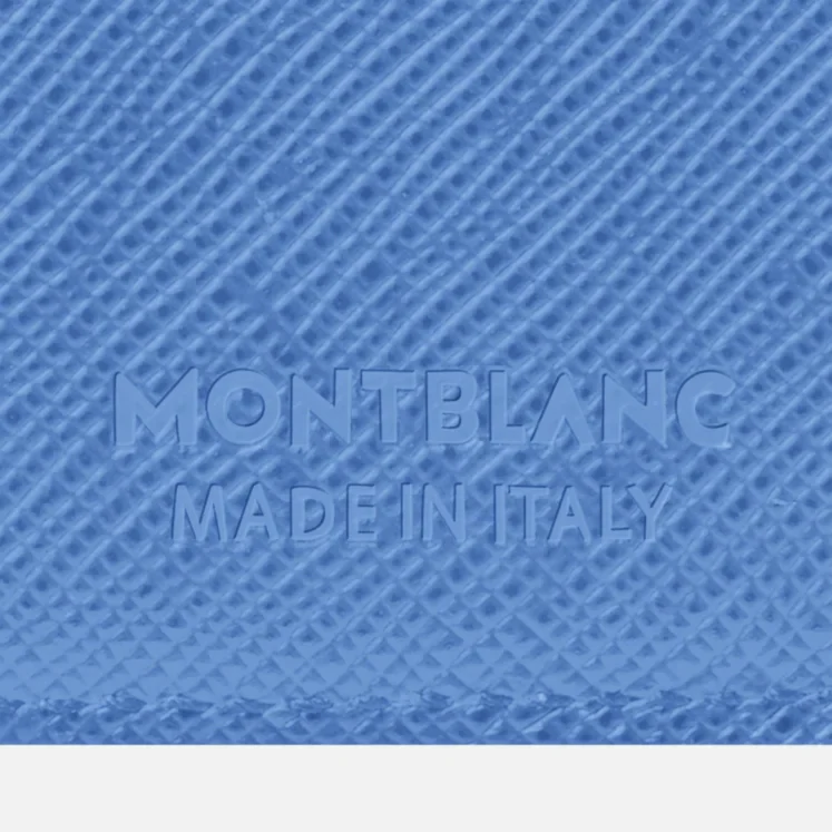 Montblanc Sartorial Trio Wallet 6cc Dusty Blue - Image 4