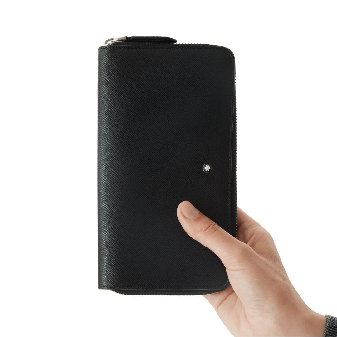 Montblanc Sartorial Wallet 12cc Zip Around Black - Image 4