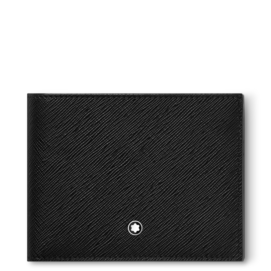 Montblanc Sartorial Wallet 6cc with 2 View Pockets Black
