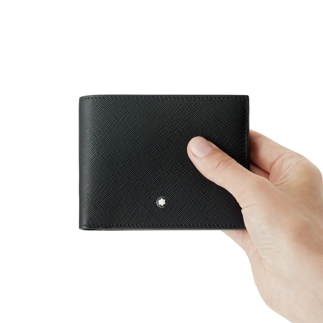 Montblanc Sartorial Wallet 6cc with 2 View Pockets Black - Image 2
