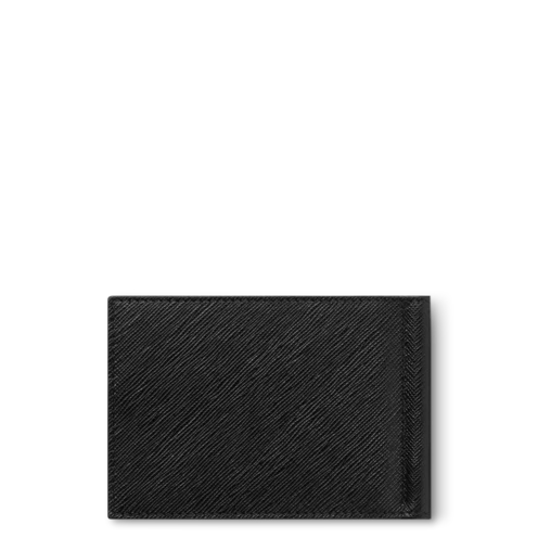 Montblanc Sartorial Wallet 6cc with Money Clip Black - Image 2