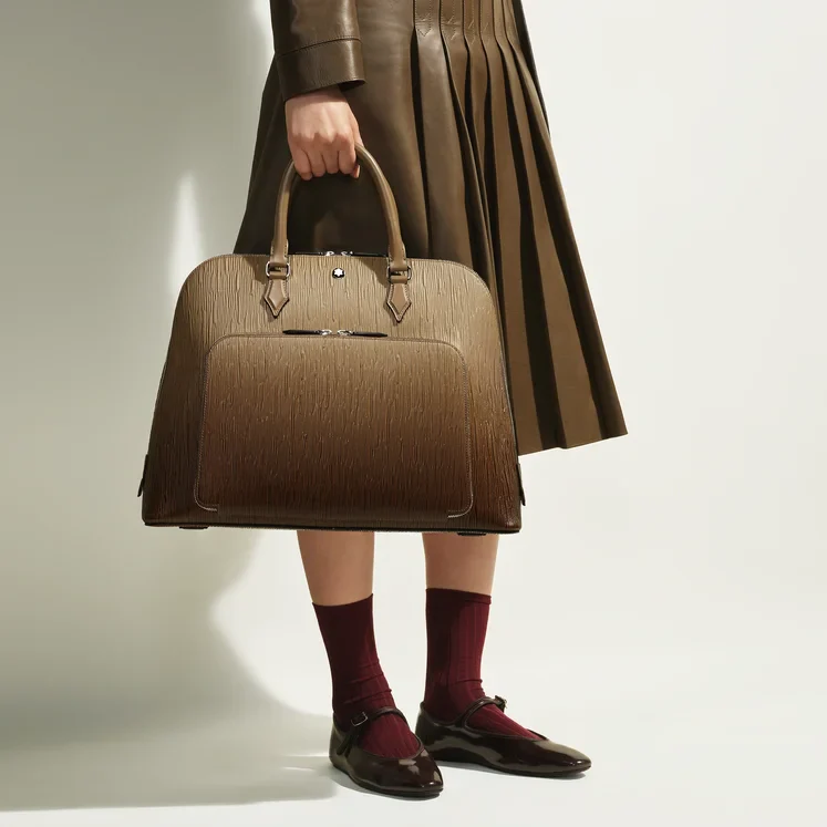 Montblanc Sfumato Effect Writing Traveller Handbag - Image 9