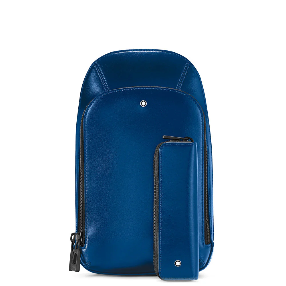 Montblanc Sling Bag Glossy Leather Extreme 2.0 Blue