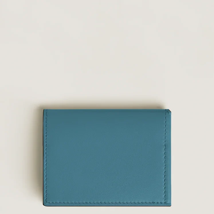 Montblanc Soft Trio 4cc Smoky Blue Card Holder - Image 2
