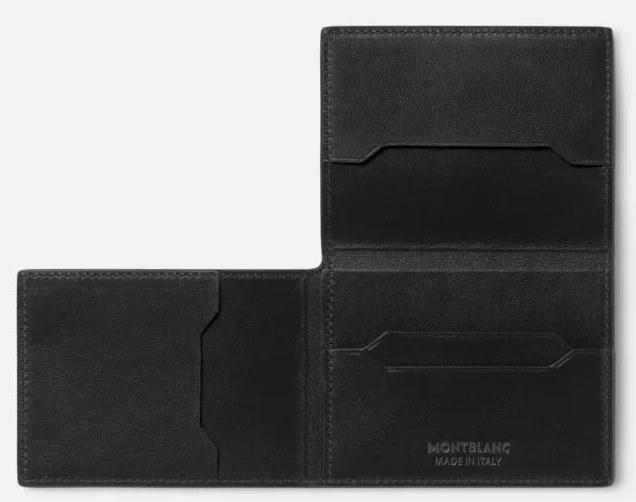 Montblanc Soft Trio Card Holder 4cc Black - Image 3