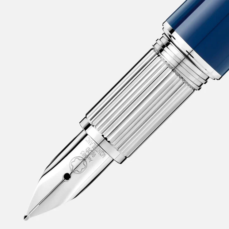 Montblanc StarWalker Blue Planet Precious Resin Fountain Pen D - Image 2