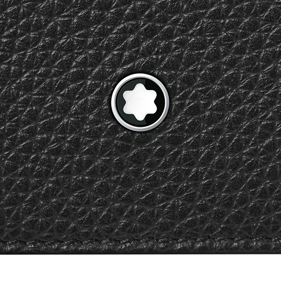 Montblanc Wallet Meisterstuck Soft Grain 6cc with Money Clip Black D - Image 3