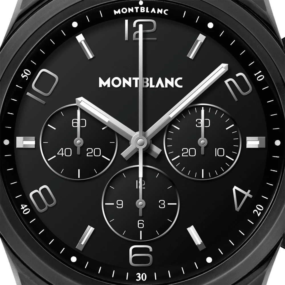 Montblanc Watch Summit 2+ Black Steel Smartwatch D - Image 2