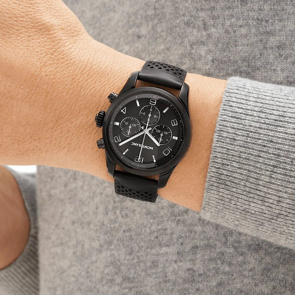 Montblanc Watch Summit 2+ Black Steel Smartwatch D - Image 3