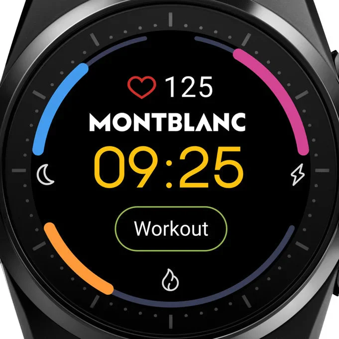 Montblanc Watch Summit Lite Aluminium Black Smartwatch D - Image 3