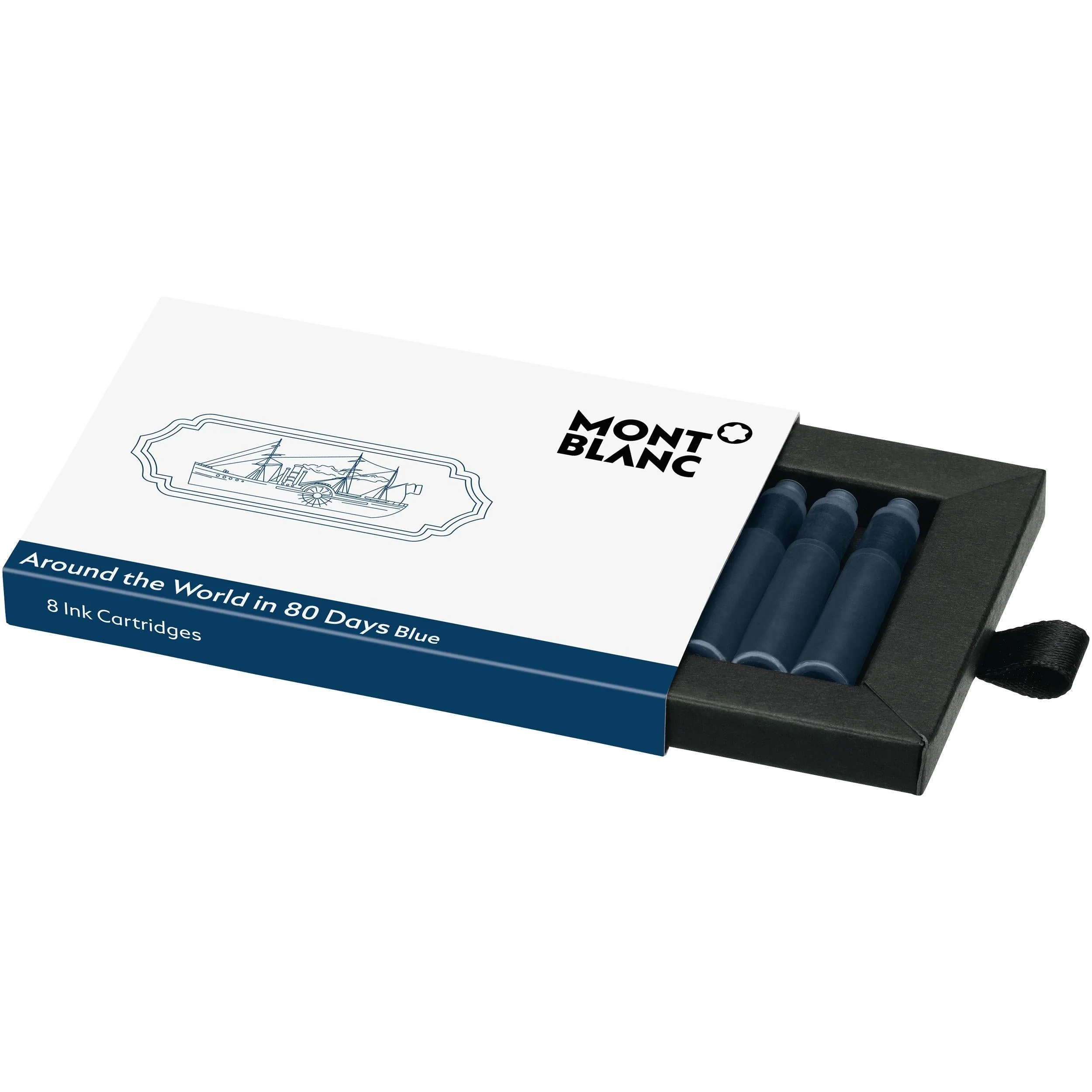 Montblanc Writing Accessorises Meisterstuck Around The World in 80 Days Refills Blue Ink Cartridges
