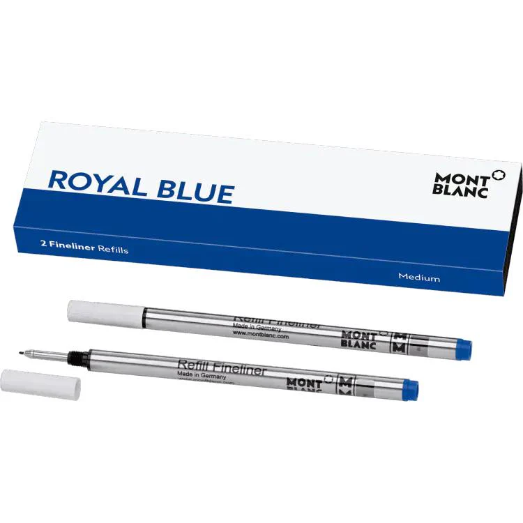 Montblanc Writing Accessories Refills 2 Fineliner Refills M Royal Blue D