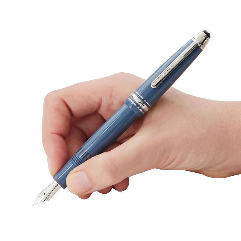 Montblanc Writing Instrument Meisterstuck Glacier LeGrand Fountain Pen M Blue D - Image 2