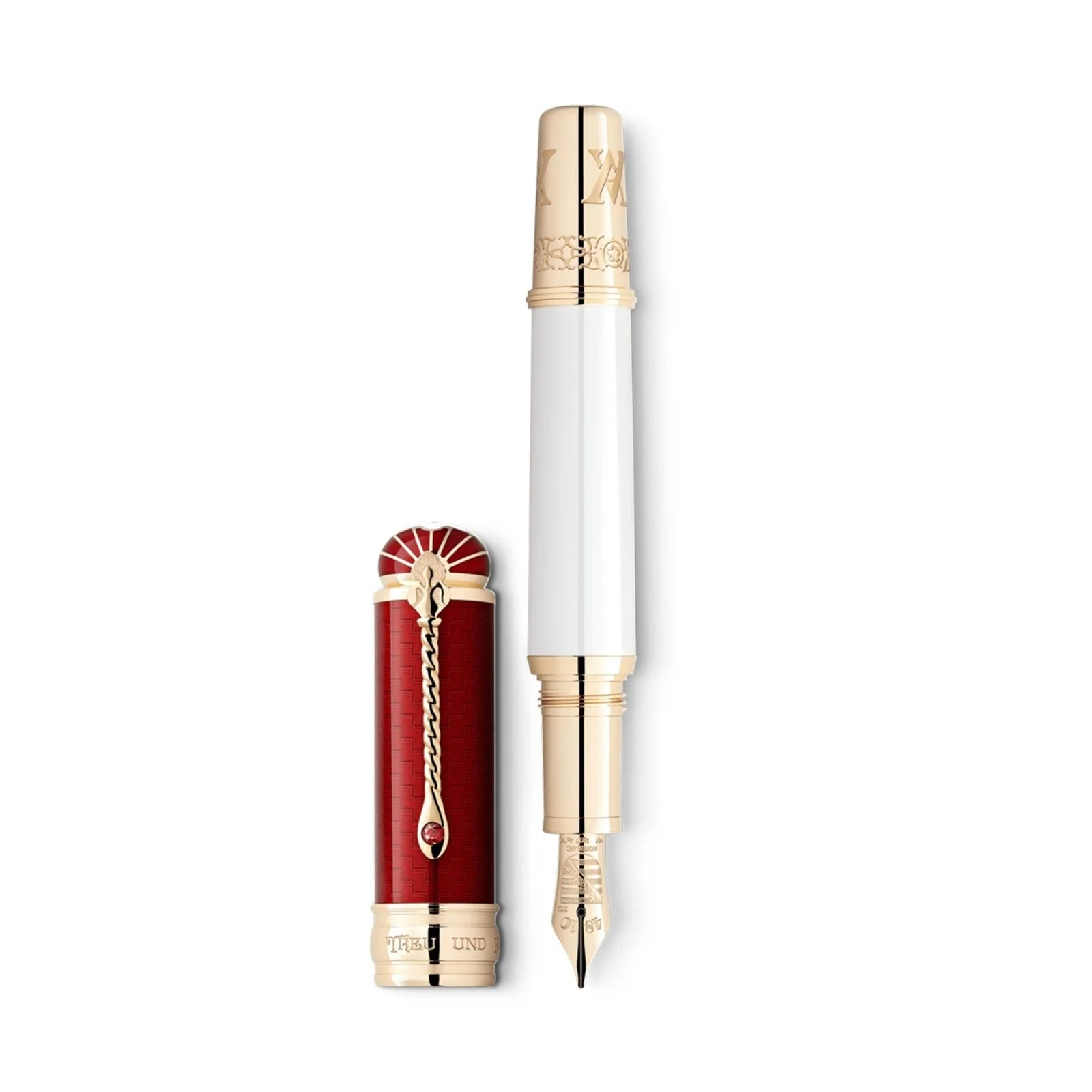 Montblanc Writing Instrument Patron Of Art Homage To Prince Albert Limited Edition 4810 Fountain Pen D - Image 2