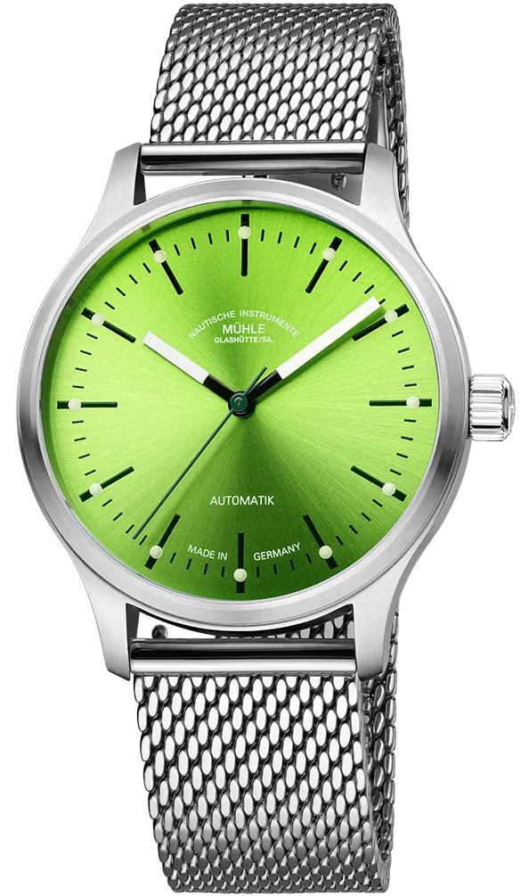 Muhle Glashutte Panova Lime Bracelet Watch