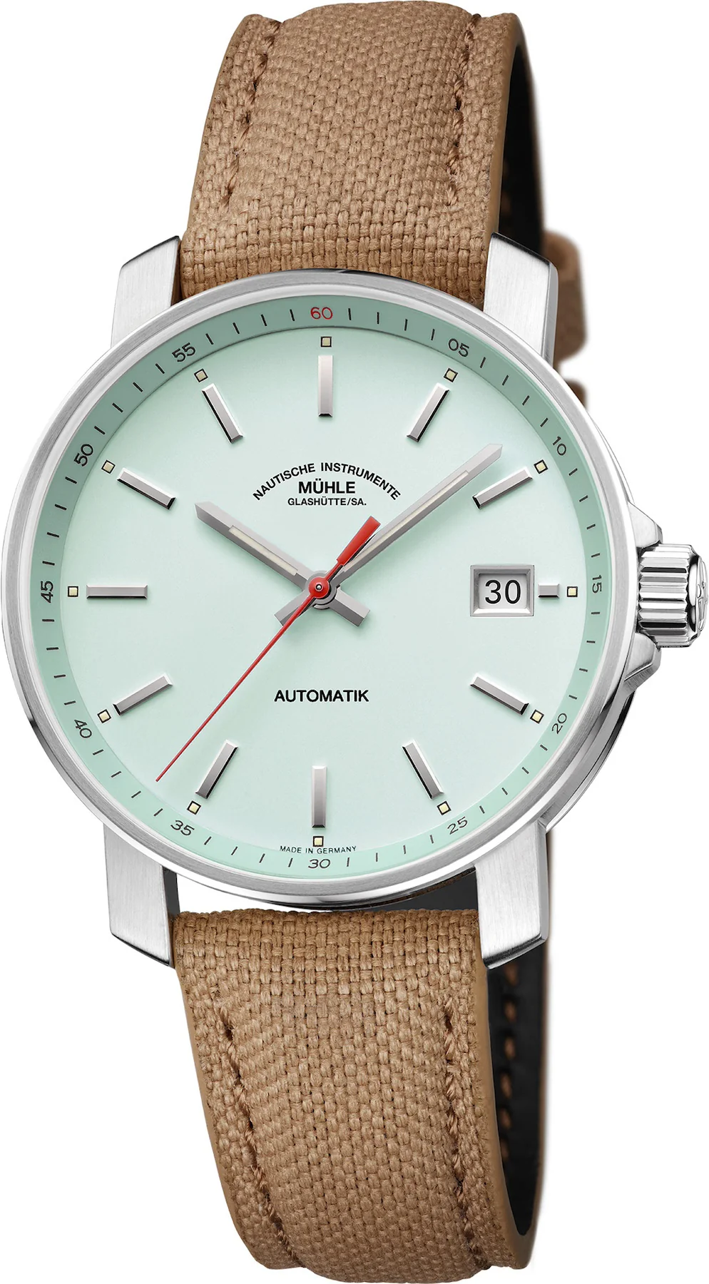 Muhle Glashutte 29er Big Mint Canvas Watch