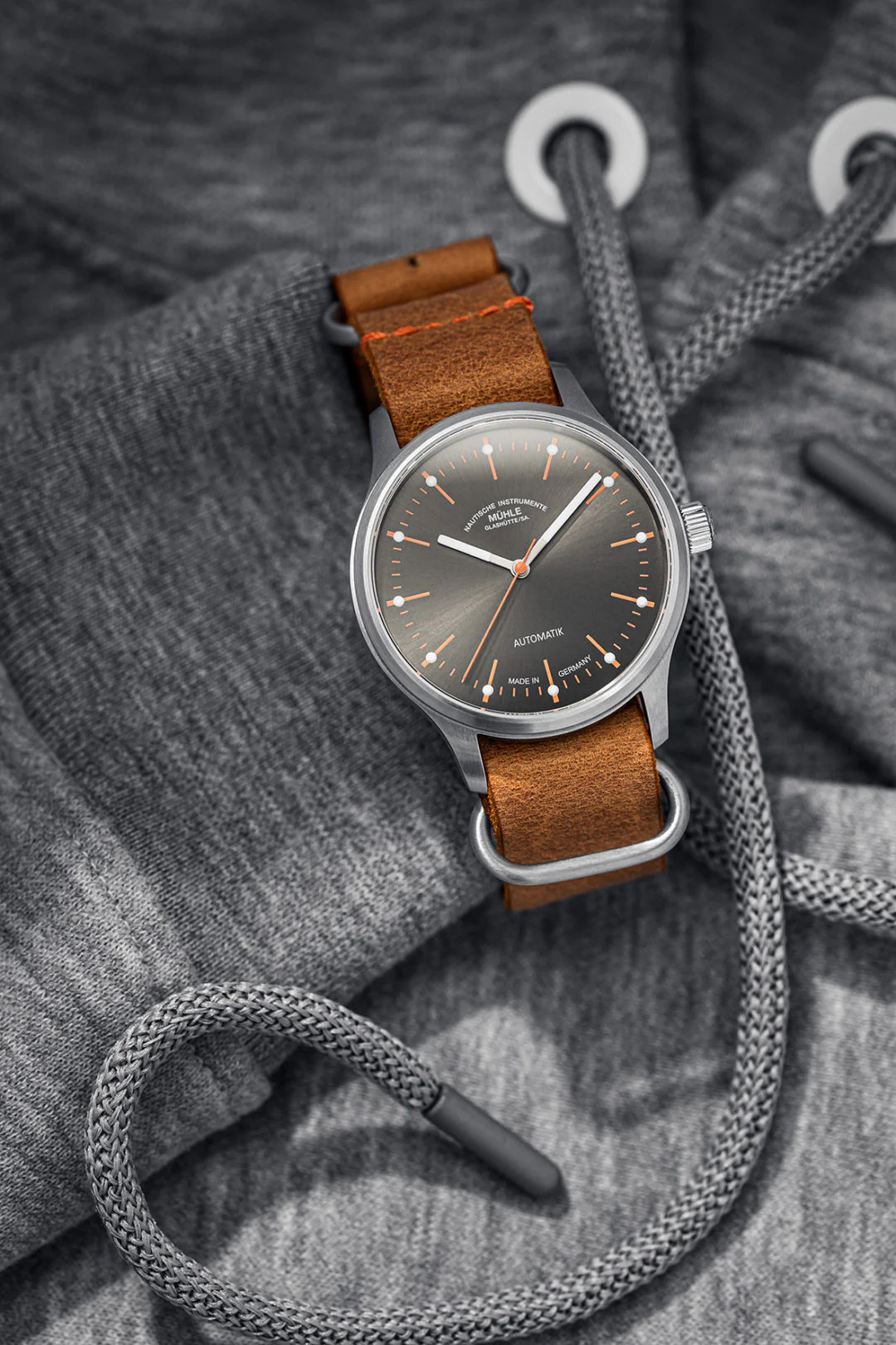 Muhle Glashutte Panova Grey Watch - Image 3