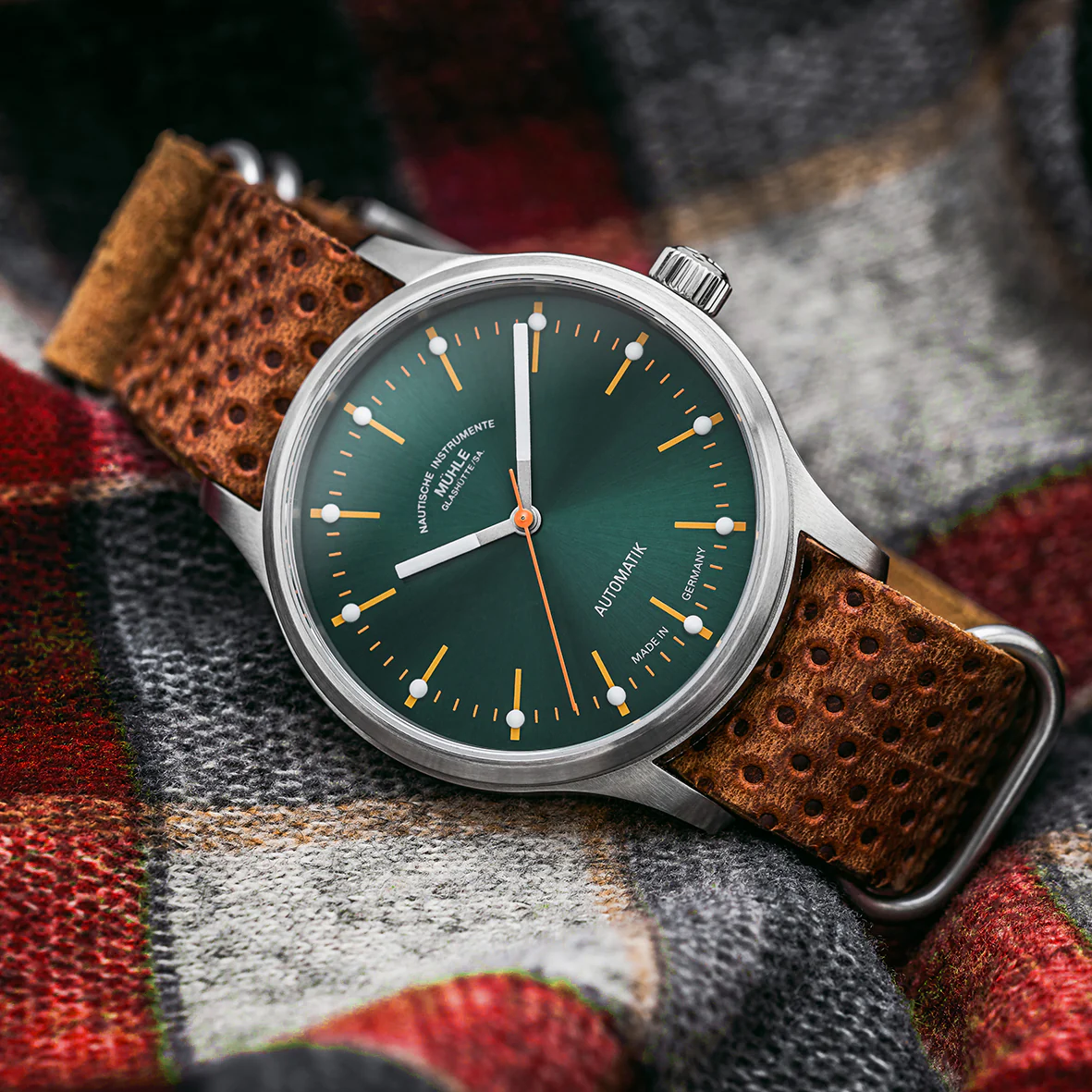 Muhle Glashutte Panova Green Watch - Image 4
