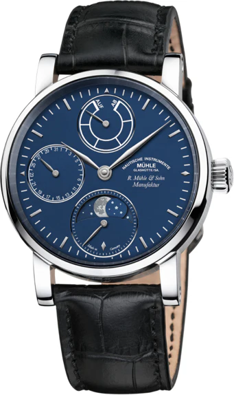 Muhle Glashutte Watch Robert Muhle Moonphase Platinum Limited Edition