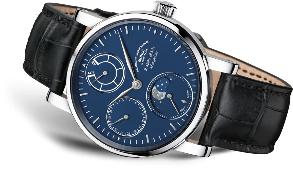 Muhle Glashutte Watch Robert Muhle Moonphase Platinum Limited Edition - Image 2