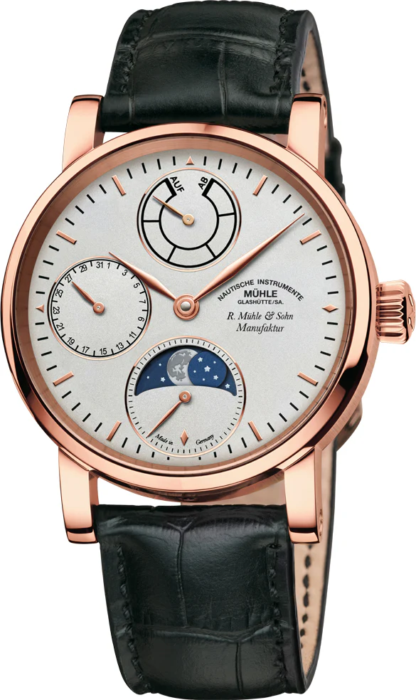 Muhle Glashutte Watch Robert Muhle Moonphase Red Gold Limited Edition